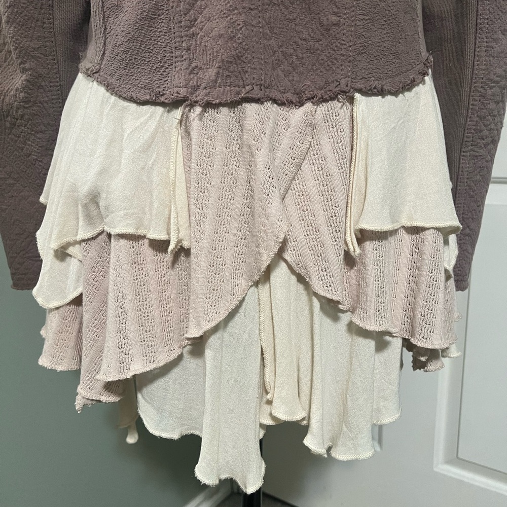 Free People Military Ruffles Jacket - Picture 9 of 13